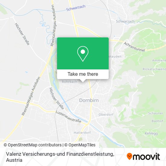 Valenz Versicherungs-und Finanzdienstleistung map