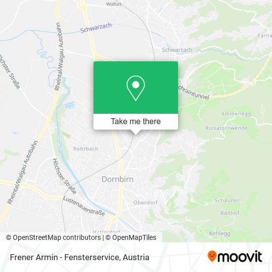 Frener Armin - Fensterservice map
