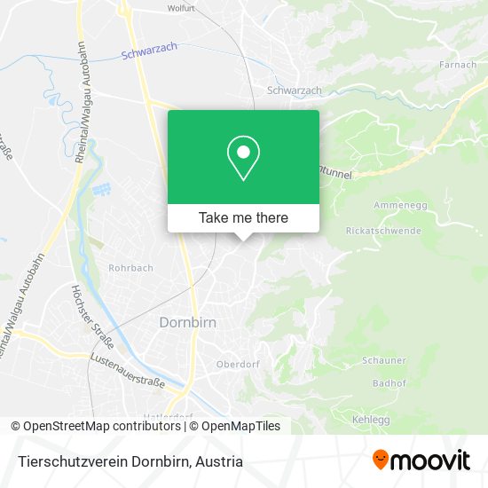 Tierschutzverein Dornbirn map