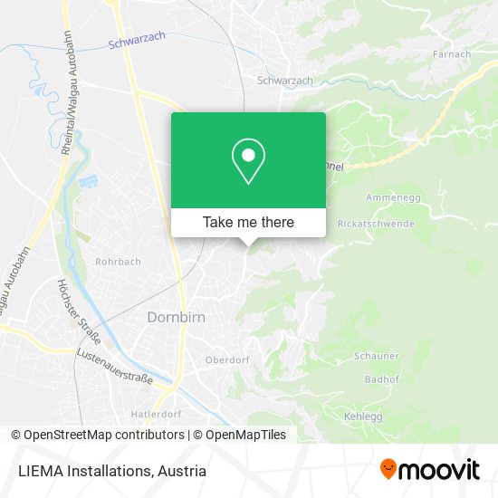 LIEMA Installations map