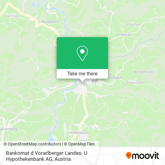 Bankomat d Vorarlberger Landes- U Hypothekenbank AG map