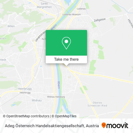 Adeg Österreich Handelsaktiengesellschaft map