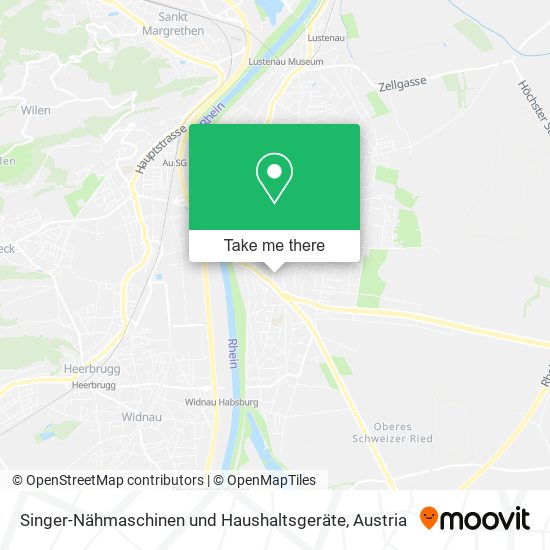 Singer-Nähmaschinen und Haushaltsgeräte map