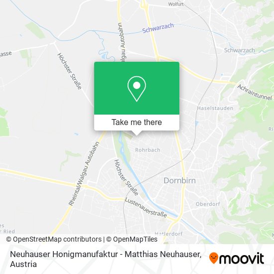 Neuhauser Honigmanufaktur - Matthias Neuhauser map