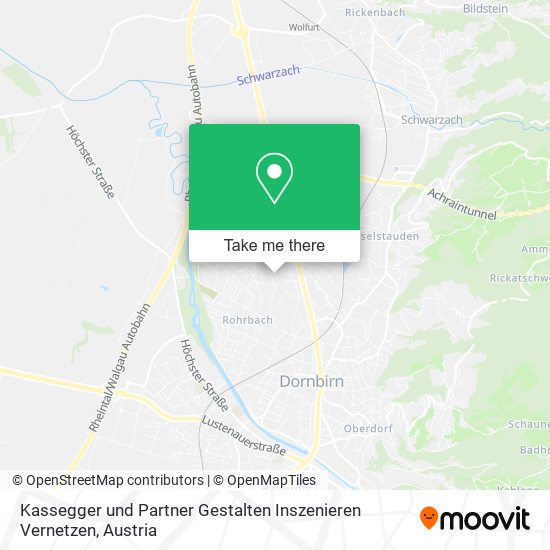 Kassegger und Partner Gestalten Inszenieren Vernetzen map