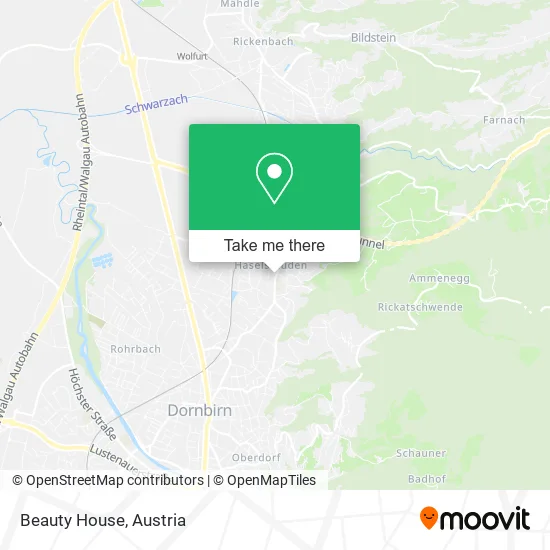 Beauty House map