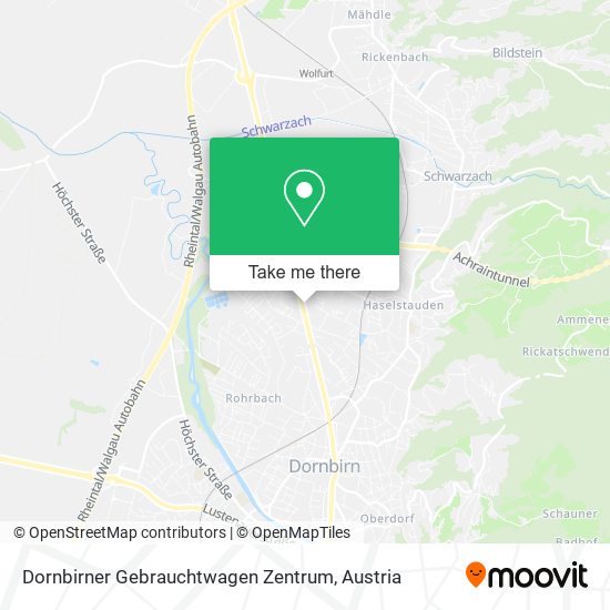 Dornbirner Gebrauchtwagen Zentrum map