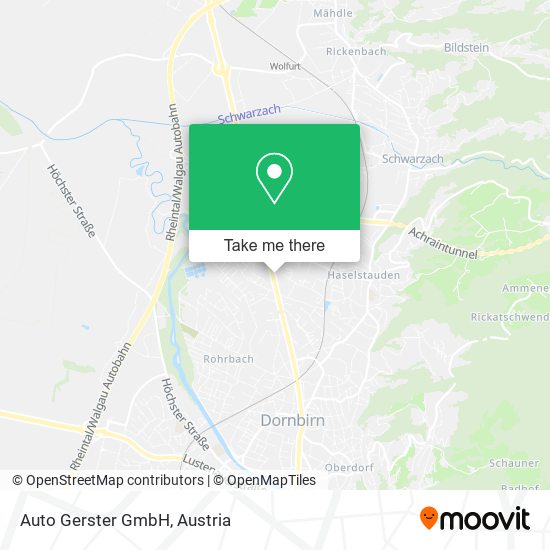 Auto Gerster GmbH map