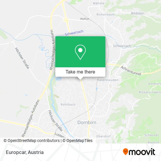 Europcar map