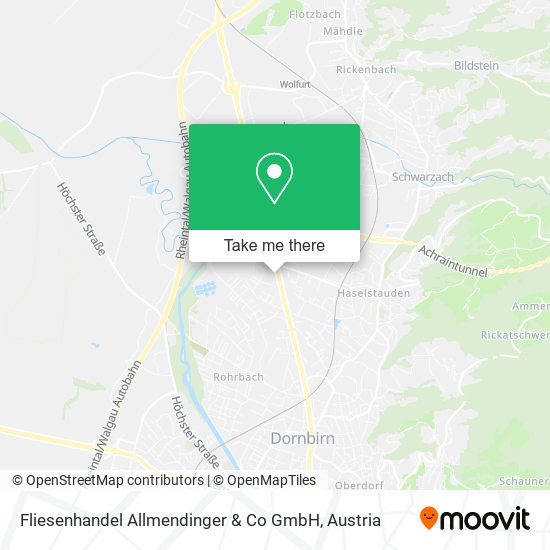 Fliesenhandel Allmendinger & Co GmbH map