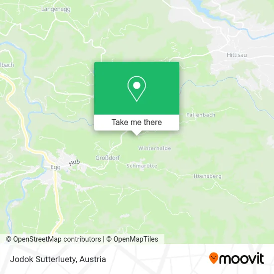 Jodok Sutterluety map