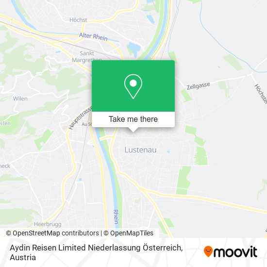Aydin Reisen Limited Niederlassung Österreich map