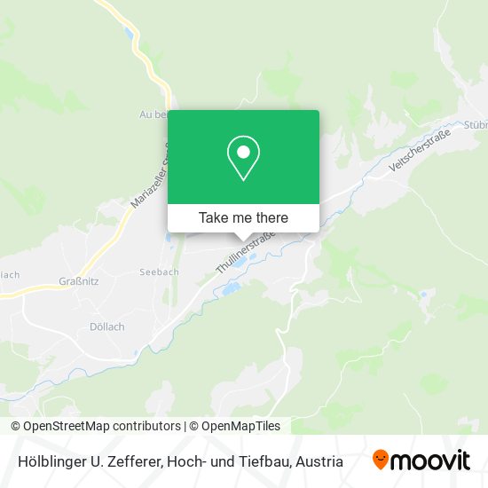 Hölblinger U. Zefferer, Hoch- und Tiefbau map