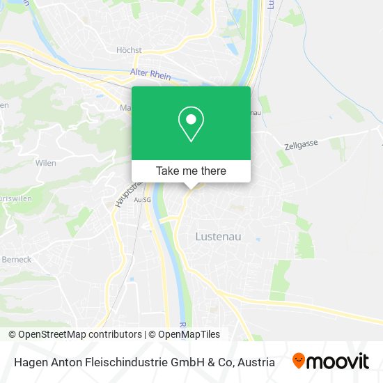 Hagen Anton Fleischindustrie GmbH & Co map