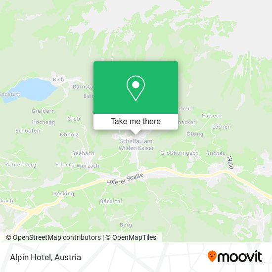 Alpin Hotel map