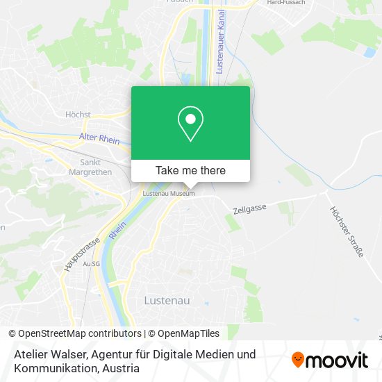 Atelier Walser, Agentur für Digitale Medien und Kommunikation map