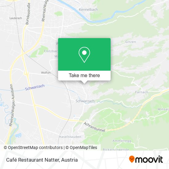 Café Restaurant Natter map