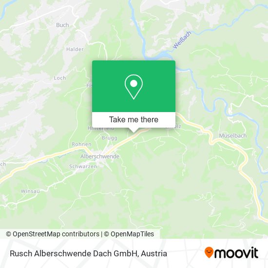 Rusch Alberschwende Dach GmbH map