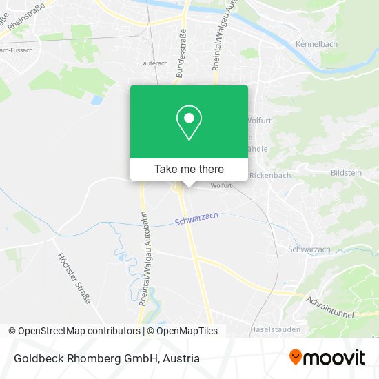 Goldbeck Rhomberg GmbH map