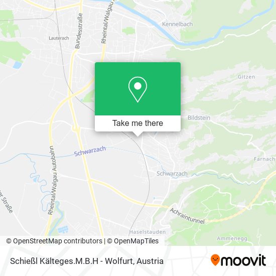 Schießl Kälteges.M.B.H - Wolfurt map