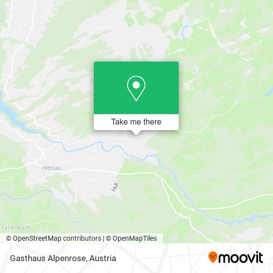 Gasthaus Alpenrose map