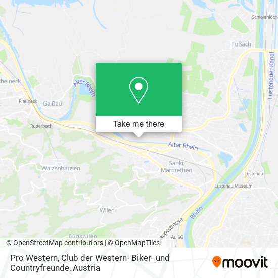 Pro Western, Club der Western- Biker- und Countryfreunde map