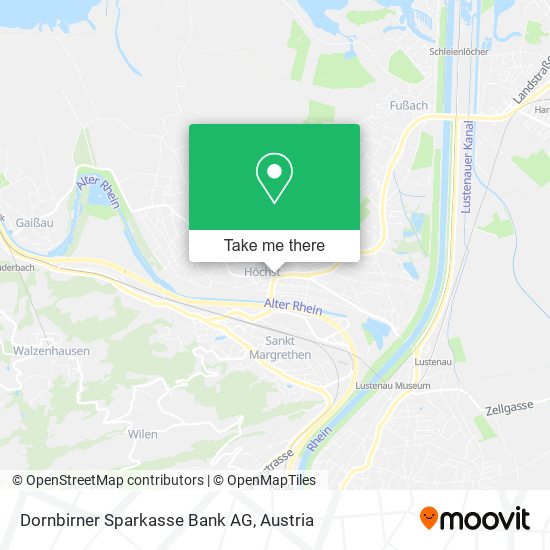 Dornbirner Sparkasse Bank AG map