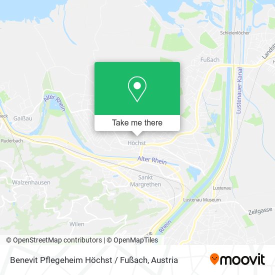 Benevit Pflegeheim Höchst / Fußach map