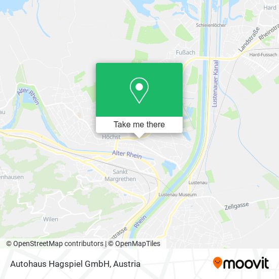 Autohaus Hagspiel GmbH map