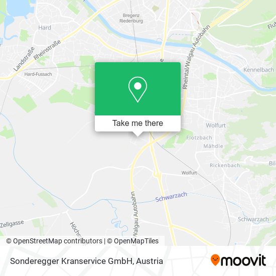 Sonderegger Kranservice GmbH map