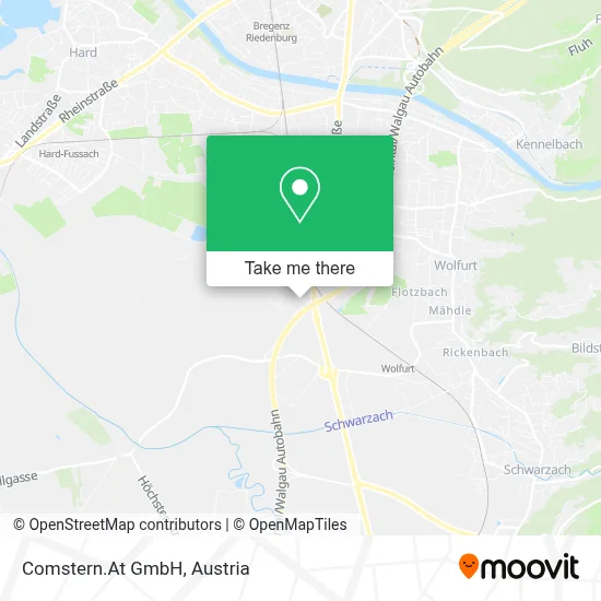 Comstern.At GmbH map