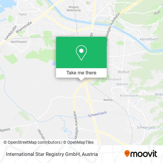 International Star Registry GmbH map