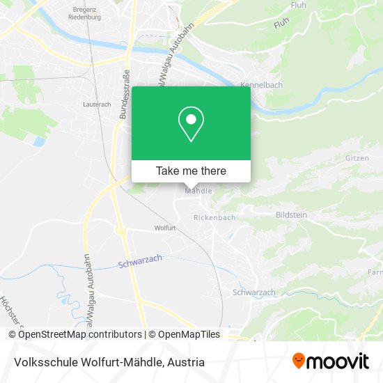 Volksschule Wolfurt-Mähdle map