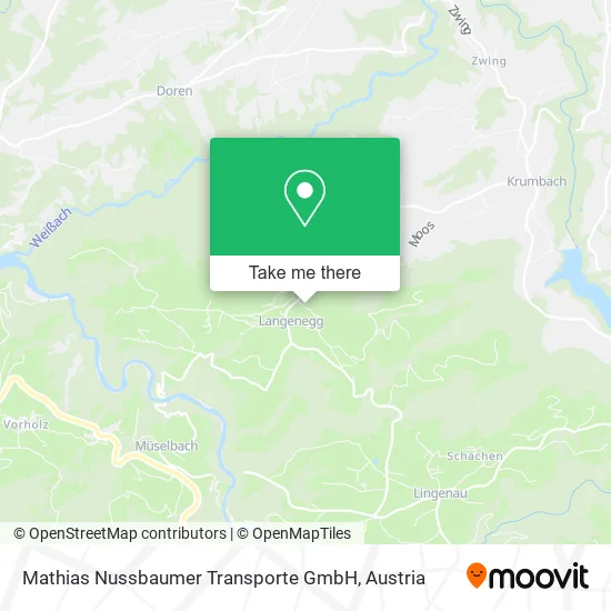 Mathias Nussbaumer Transporte GmbH map