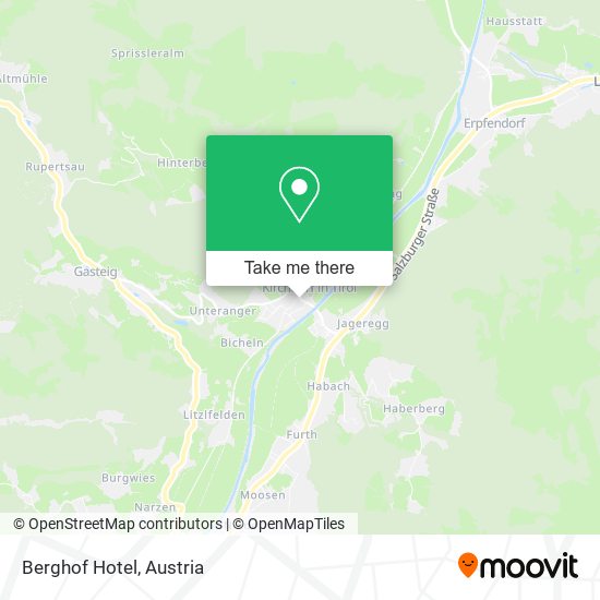 Berghof Hotel map