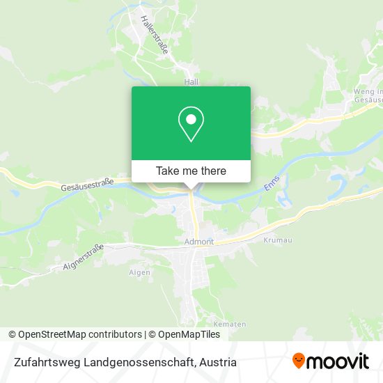 Zufahrtsweg Landgenossenschaft map