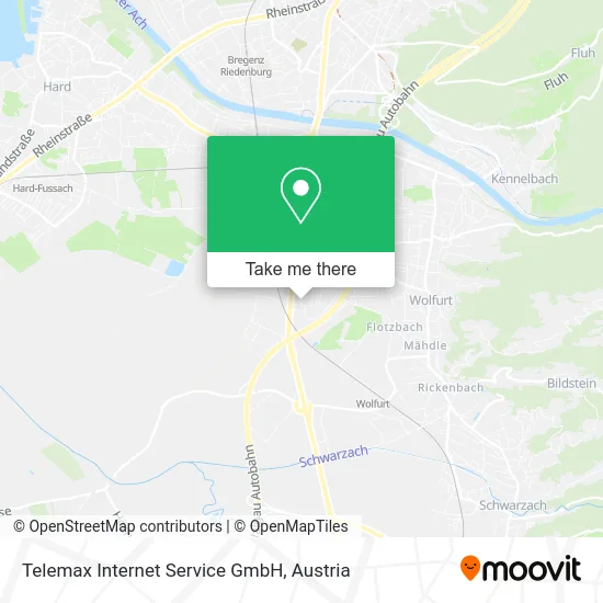 Telemax Internet Service GmbH map