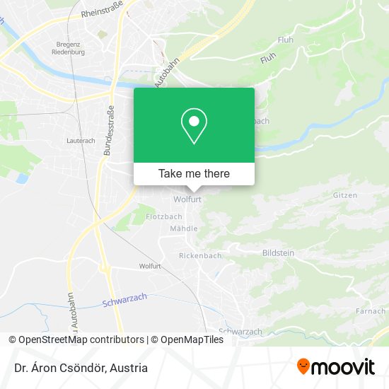 Dr. Áron Csöndör map