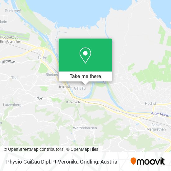 Physio Gaißau Dipl.Pt Veronika Gridling map