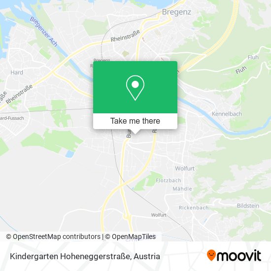 Kindergarten Hoheneggerstraße map