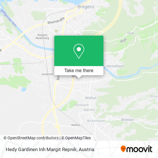 Hedy Gardinen Inh Margit Repnik map