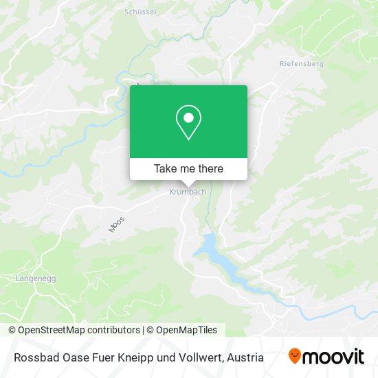 Rossbad Oase Fuer Kneipp und Vollwert map