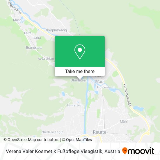 Verena Valer Kosmetik Fußpflege Visagistik map