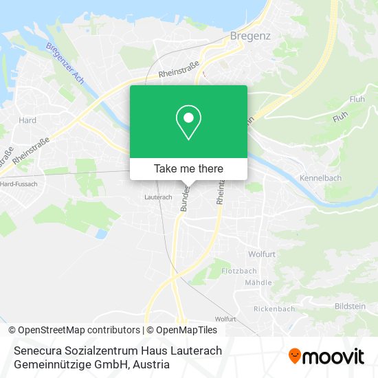 Senecura Sozialzentrum Haus Lauterach Gemeinnützige GmbH map