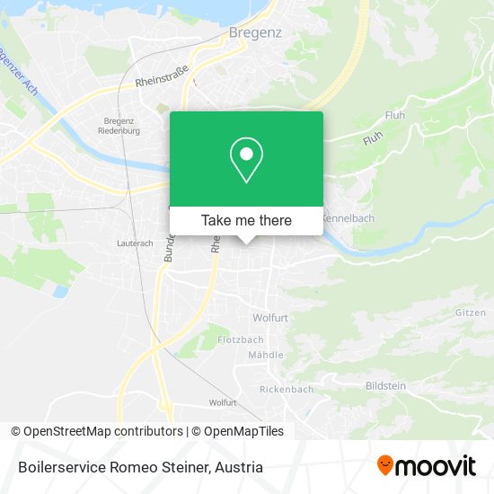 Boilerservice Romeo Steiner map