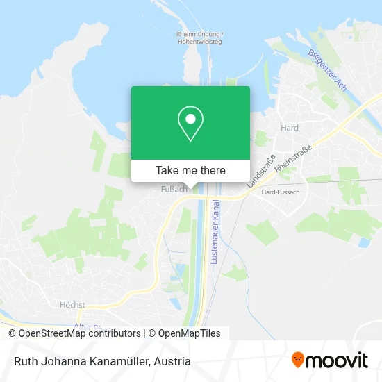 Ruth Johanna Kanamüller map