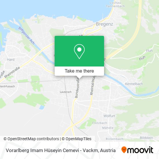 Vorarlberg Imam Hüseyin Cemevi - Vackm map