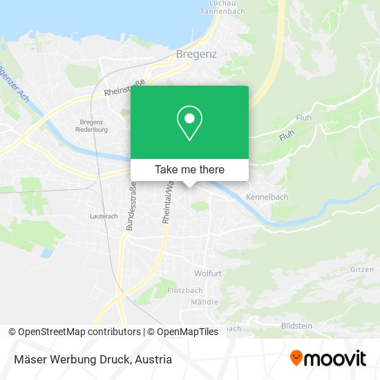 Mäser Werbung Druck map