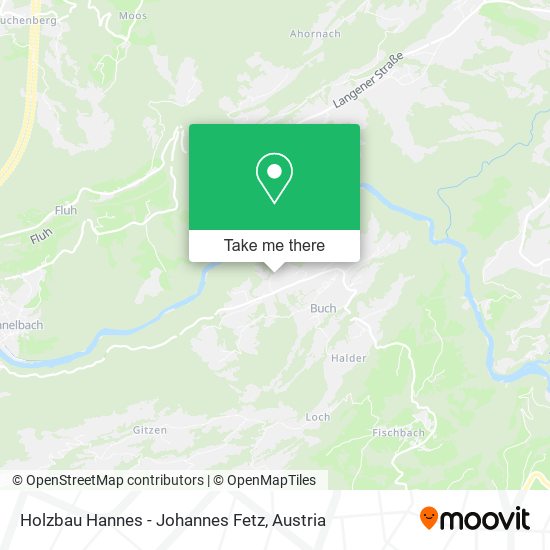 Holzbau Hannes - Johannes Fetz map