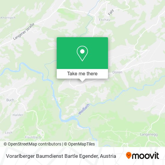 Vorarlberger Baumdienst Bartle Egender map